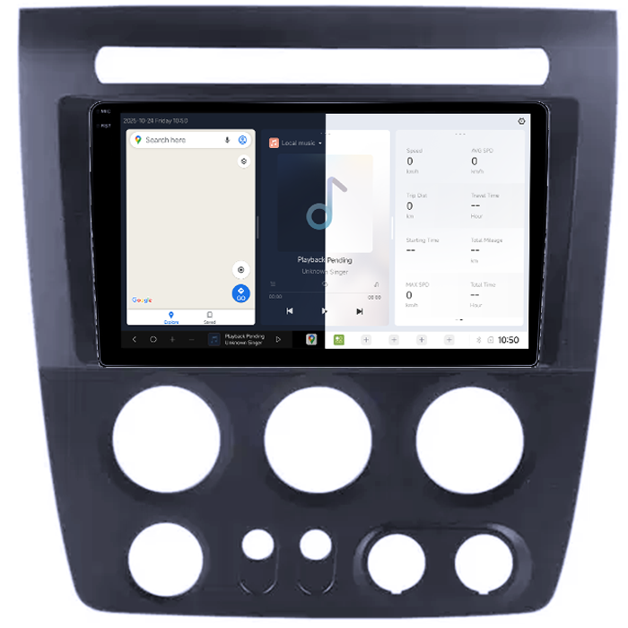 Navigatie dedicata Hummer H3 2005-2010, DUDU3, 4GB RAM 64GB ROM, Octacore, Platforma 8581, Android, Display QLED 9", DSP, Carplay&AndroidAuto [2]