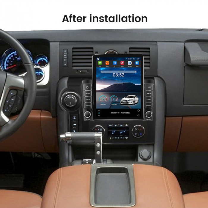 Navigatie dedicata Hummer H2 2007-2009 ,Tesla Style, ANDROID 13,Carplay&Android Auto, 10 inch , 8+128GB, Internet, Aplicatii, Waze, GPS [4]