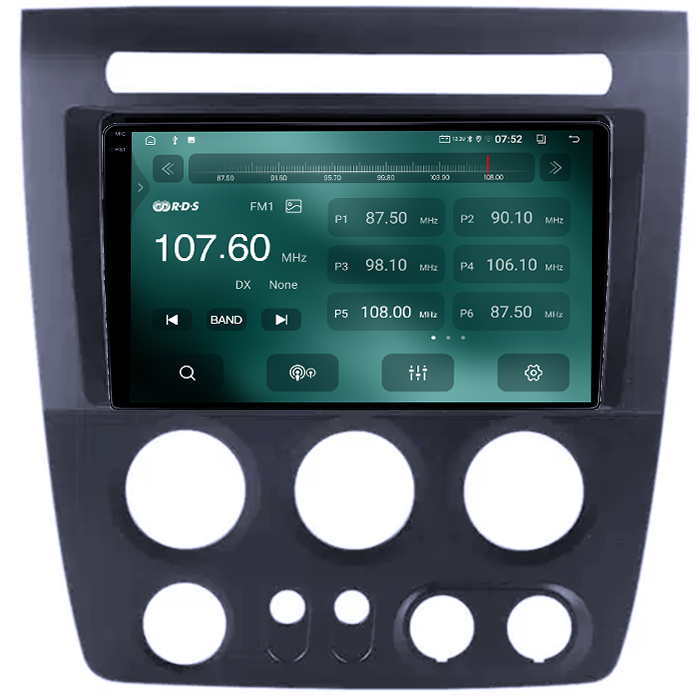 Navigatie dedicata Hummer H3 2005-2010, 12GB RAM 256GB ROM, Android 13, Rezolutie 2K, Display QLED 9", DSP, Carplay&Android Auto, SIM 4G, Ventilator Activ, Suport Came [3]