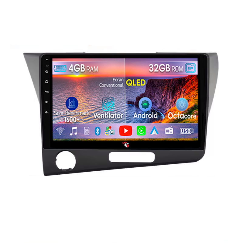Navigatie dedicata CR-Z, 4GB RAM 32GB ROM, Octacore, Android 14, Display QLED 9", DSP, Carplay&Android Auto, SIM 4G, Bluetooth, Ventilator Activ [1]