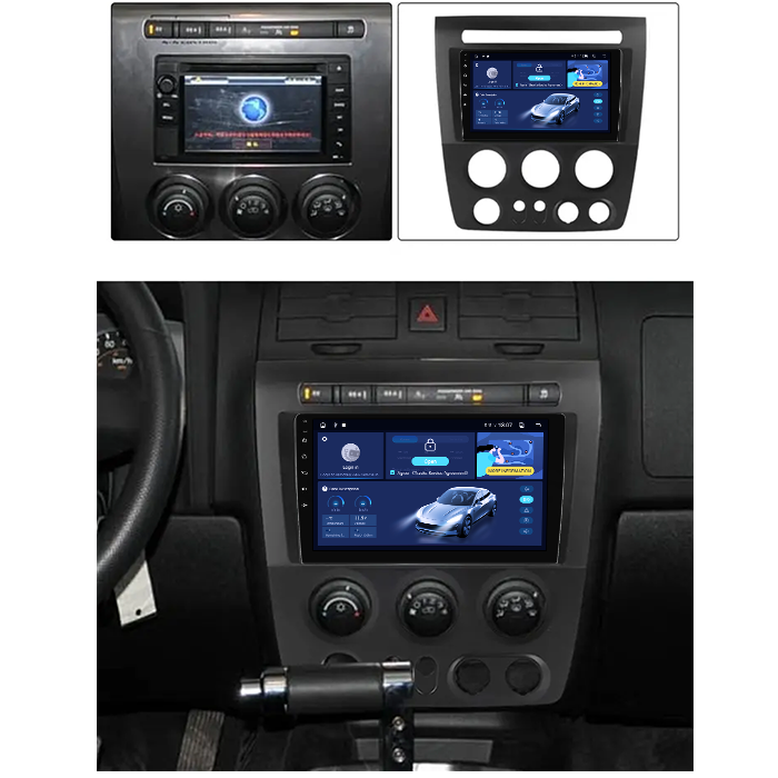Navigatie dedicata Hummer H3 2005-2010, 4GB RAM 32GB ROM, Octacore, Android 14, Display QLED  9", DSP, Carplay&Android Auto, SIM 4G, Bluetooth, Ventilator Activ [5]