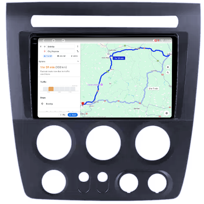 Navigatie dedicata Hummer H3 2005-2010, 4GB RAM 64GB ROM, Octacore, Android 14, Display QLED 1K 9", Carplay&Android Auto, SIM 4G, Ventilator Activ [4]