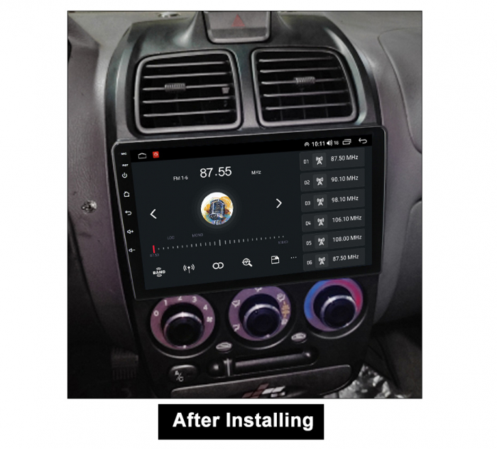 Navigatie dedicata Hyundai 1999 ACCENT, 12GB RAM 256GB ROM, Android 13, Rezolutie 2K, Display QLED, 9", DSP, Carplay, Android Auto, Internet, Youtube, Waze, Wi Fi, USB [4]