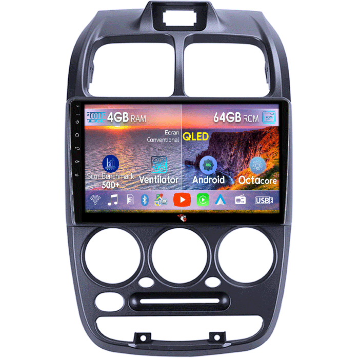 Navigatie dedicata Hyundai Accent 1999, 4GB RAM 64GB ROM, Octacore, Android 13, Display QLED 9", DSP, Carplay, Android Auto, Internet, Youtube, Waze, WIFI, Bluetooth [1]