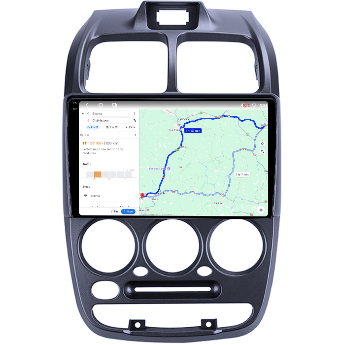 Navigatie dedicata Hyundai Accent 1999, 4GB RAM 64GB ROM, Octacore, Android 14, Display QLED 1K 9", Carplay&Android Auto, SIM 4G, Ventilator Activ [4]