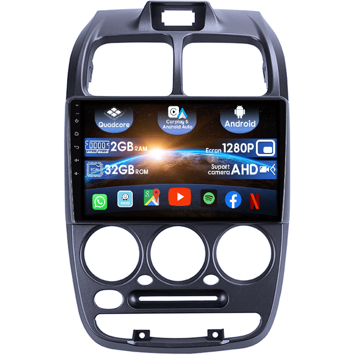 (Resigilata) Navigatie dedicata Hyundai Accent 1999, 2GB RAM 32GB ROM, Quad Core, Display 9" IPS Full HD, Carplay&Android Auto, Android 14, Suport camere AHD [1]