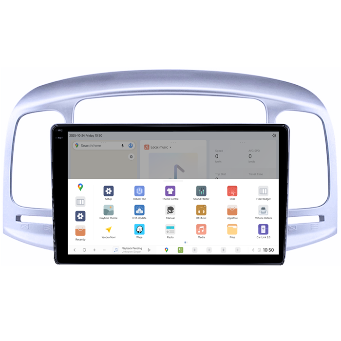 Navigatie dedicata Hyundai Accent 2006-2011, DUDU3, 4GB RAM 64GB ROM, Octacore, Platforma 8581, Android, Display QLED 9", DSP, Carplay&AndroidAuto [3]