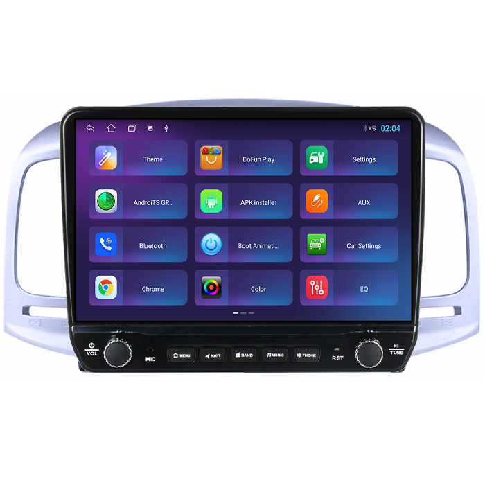 Navigatie dedicata Hyundai ACCENT 2006-2011 Tesla cu butoane rotative model 2024, 4GB RAM 64GB ROM, Procesor Quadcore, Android 14, Display QLED 10", DSP, Carplay&Android Auto [3]