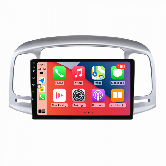 Navigatie dedicata Hyundai Accent 2006-2011, 4GB RAM 64GB ROM, Octacore, Android 13, Display QLED 9", DSP, Carplay, Android Auto, Internet, Youtube, Waze, WIFI, Bluetooth [4]