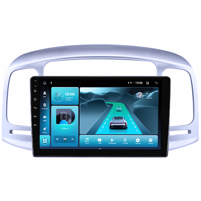 Navigatie dedicata Hyundai Accent 2006-2011, 8GB RAM 128GB ROM, Octacore, Platforma TS18, Android 13, Display QLED 9”, Suporta camera 360º, DSP, Carplay&Android Auto, SIM 4G, Ventilator Activ [3]