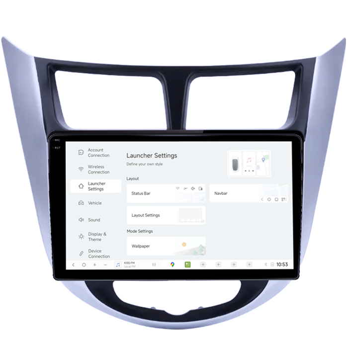 Navigatie dedicata Hyundai Accent 2010-2016, DUDU3, 4GB RAM 64GB ROM, Octacore, Platforma 8581, Android, Display QLED 9", DSP, Carplay&AndroidAuto [5]