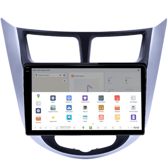 Navigatie dedicata Hyundai Accent 2010-2016, DUDU3, 4GB RAM 64GB ROM, Octacore, Platforma 8581, Android, Display QLED 9", DSP, Carplay&AndroidAuto [3]