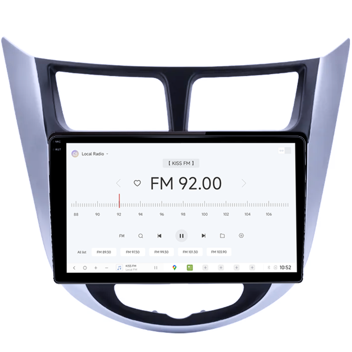 Navigatie dedicata Hyundai Accent 2010-2016, DUDU3, 4GB RAM 64GB ROM, Octacore, Platforma 8581, Android, Display QLED 9", DSP, Carplay&AndroidAuto [4]