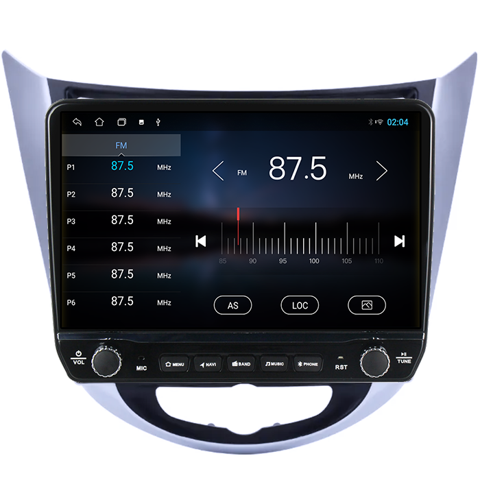 Navigatie dedicata Hyundai Accent 2010-2016 Tesla cu butoane rotative model 2024, 4GB RAM 64GB ROM, Procesor Quadcore, Android 14, Display QLED 10", DSP, Carplay&Android Auto [2]