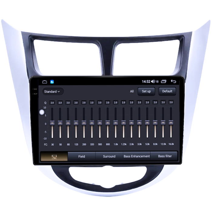 Navigatie dedicata Hyundai Accent 2010-2016, 8GB RAM 128GB ROM, Octacore, Platforma 7862, Android 14, Display QLED 9", Suporta camera 360", DSP, Carplay&Android Auto, [3]