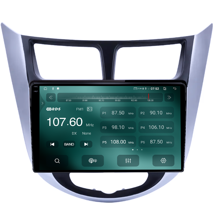Navigatie dedicata Hyundai Accent 2010-2016, 4GB RAM 64GB ROM, Quadcore, Android 14, Display QLED 1K, 9", DSP, Carplay&Android Auto, Suport camere AHD [3]