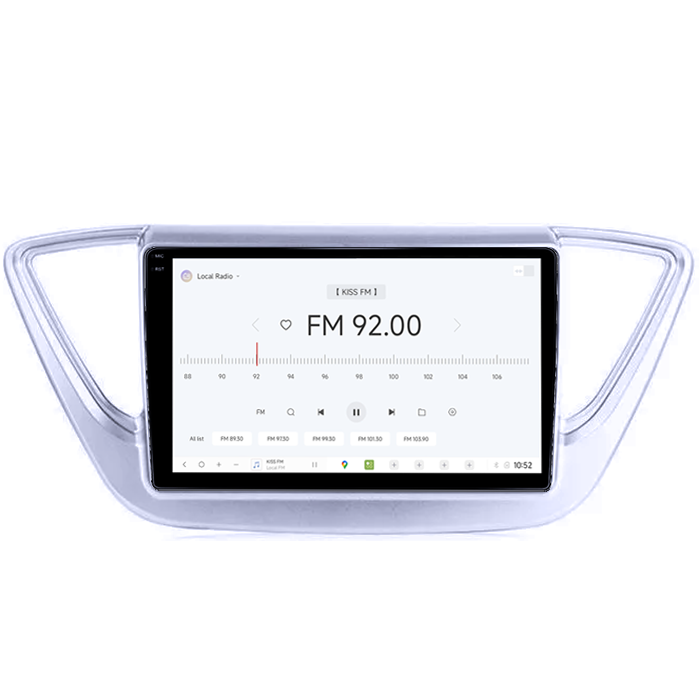 Navigatie dedicata Hyundai Accent 2017-2018, DUDU3, 4GB RAM 64GB ROM, Octacore, Platforma 8581, Android, Display QLED 9", DSP, Carplay&AndroidAuto [4]