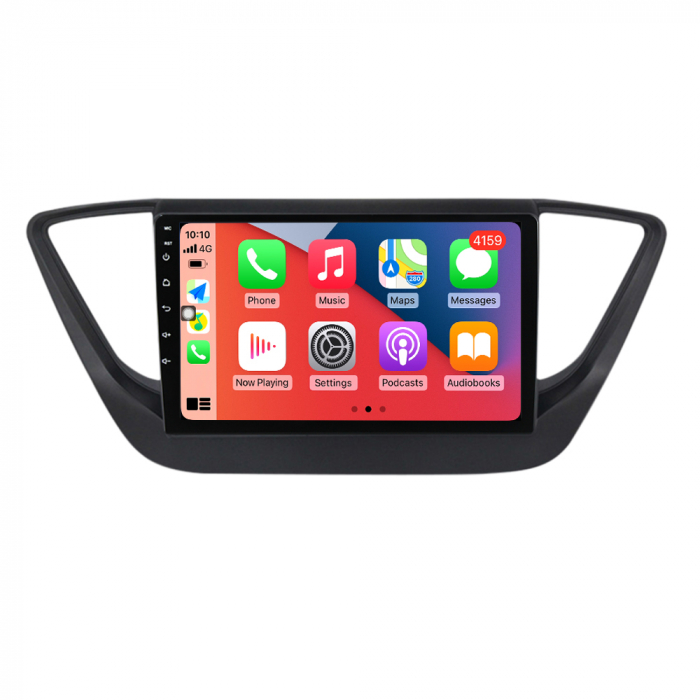 Navigatie dedicata Hyundai Accent 2017-2018, 4GB RAM 64GB ROM, Octacore, Android 13, Display QLED 9", DSP, Carplay, Android Auto, Internet, Youtube, Waze, WIFI, Bluetooth [3]