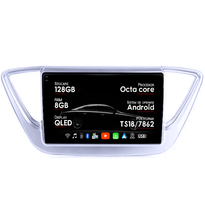 Navigatie dedicata Mitsubishi Triton 2015, 8GB RAM 128GB ROM, Octacore, Platforma TS18, Android 14, Display QLED 9", Suporta camera 360", DSP, Carplay&Android Auto, SIM 4G, Ventilator Activ [1]