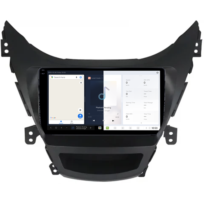 Navigatie dedicata Hyundai Avante 2013-2016, DUDU3, 4GB RAM 64GB ROM, Octacore, Platforma 8581, Android, Display QLED 9", DSP, Carplay&AndroidAuto [2]