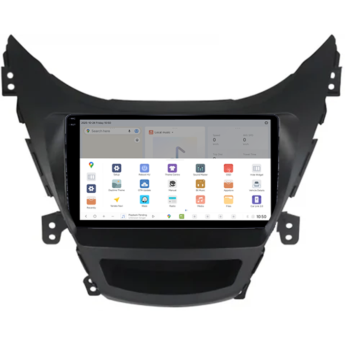 Navigatie dedicata Hyundai Avante 2013-2016, DUDU3, 4GB RAM 64GB ROM, Octacore, Platforma 8581, Android, Display QLED 9", DSP, Carplay&AndroidAuto [3]