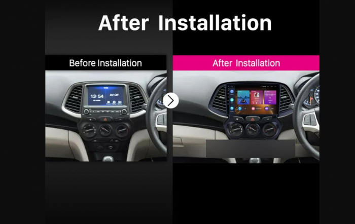Navigatie dedicata Hyundai Atos 2018+, 4 GB RAM 32 ROM, Android 13, Display QLED, 9", DSP, Carplay, Android Auto, Internet, Youtube , Waze , WI-FI , USB , Bluetooth [4]