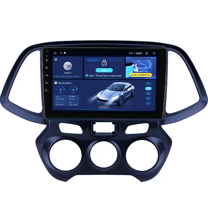 Navigatie dedicata Hyundai Atos 2018+, 4GB RAM 64GB ROM, Octacore, Android 14, Display QLED 9", DSP, Carplay&Android Auto, SIM 4G, Ventilator Activ [3]