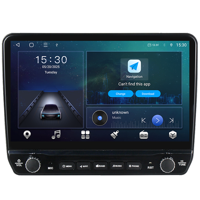 Navigatie dedicata Hyundai AZERA 2006-2010 Tesla cu butoane rotative model 2024, 4GB RAM 64GB ROM, Procesor Quadcore, Android 14, Display QLED 10", DSP, Carplay&Android Auto [7]
