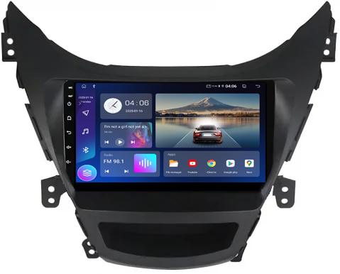 Navigatie dedicata Hyundai Avante 2013-2016, 4GB RAM 64GB ROM, Octacore, Android 14, Display QLED  9", Carplay&Android Auto, SIM 4G, Ventilator Activ [4]