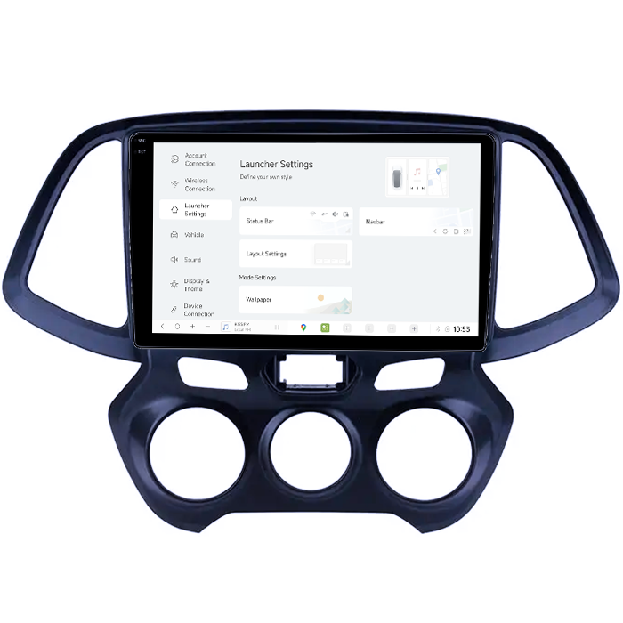 Navigatie dedicata Hyundai Atos 2018+, DUDU3, 4GB RAM 64GB ROM, Octacore, Platforma 8581, Android, Display QLED 9", DSP, Carplay&AndroidAuto [5]