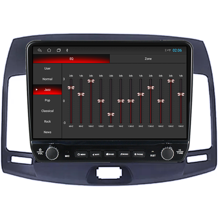 Navigatie dedicata Hyundai Elantra 2006-2011 Tesla cu butoane rotative model 2024, 4GB RAM 64GB ROM, Procesor Quadcore, Android 14, Display QLED 10", DSP, Carplay&Android Auto [7]