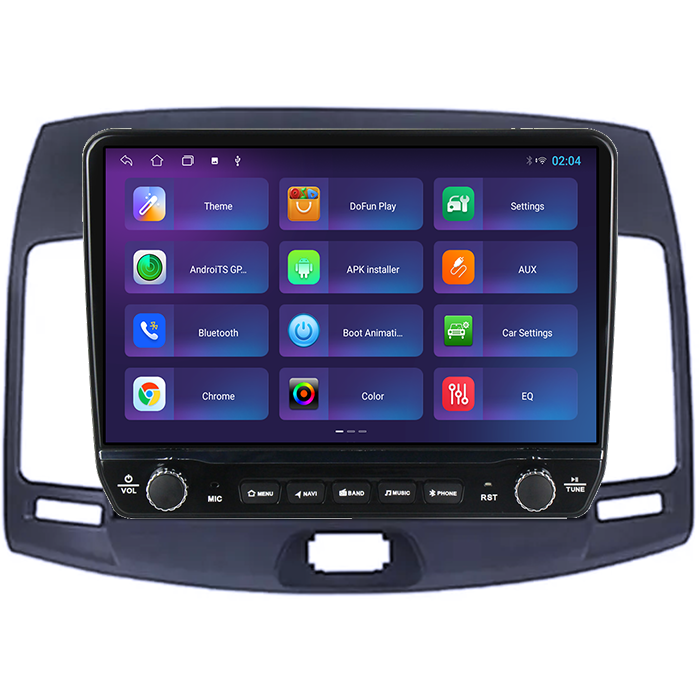 Navigatie dedicata Hyundai Elantra 2006-2011 Tesla cu butoane rotative model 2024, 4GB RAM 64GB ROM, Procesor Quadcore, Android 14, Display QLED 10", DSP, Carplay&Android Auto [3]