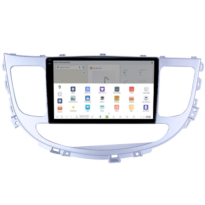 Navigatie dedicata Hyundai Genesis 2008-2013, DUDU3, 4GB RAM 64GB ROM, Octacore, Platforma 8581, Android, Display QLED 9", DSP, Carplay&AndroidAuto [3]