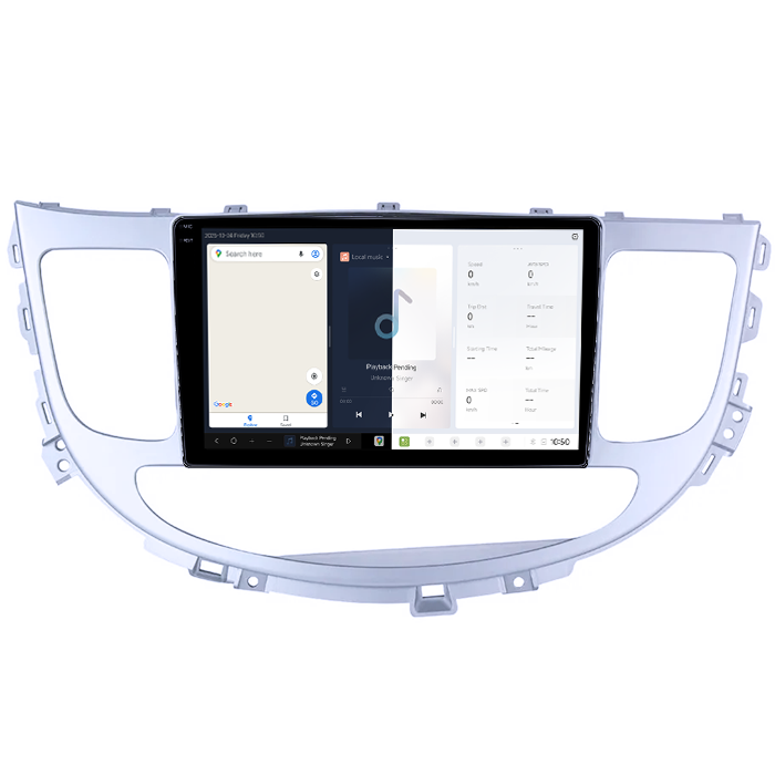 Navigatie dedicata Hyundai Genesis 2008-2013, DUDU3, 4GB RAM 64GB ROM, Octacore, Platforma 8581, Android, Display QLED 9", DSP, Carplay&AndroidAuto [2]