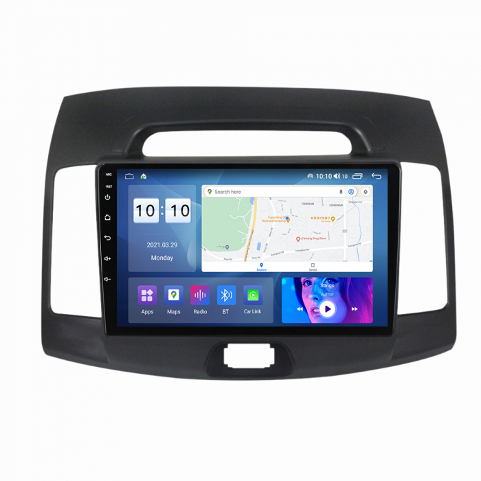 Navigatie dedicata Hyundai Elantra 2006-2011, 4 GB RAM 32 ROM, Android 13, Display QLED, 9", DSP, Carplay, Android Auto, Internet, Youtube , Waze , WI-FI , USB , Bluetooth [5]