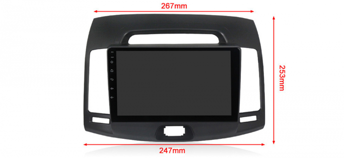 Navigatie dedicata Hyundai Elantra 2006-2011, 4 GB RAM 32 ROM, Android 13, Display QLED, 9", DSP, Carplay, Android Auto, Internet, Youtube , Waze , WI-FI , USB , Bluetooth [6]