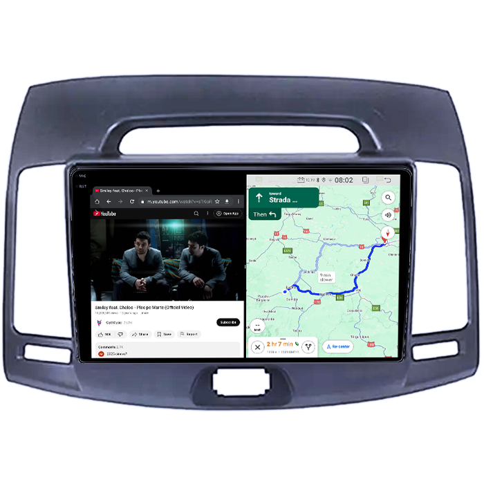 Navigatie dedicata Hyundai Elantra 2006-2011, 4GB RAM 64GB ROM, Quad Core, Display 9" QLED 1K, Carplay, Android 14, Bluetooth, Magazin Play, Suport Camere AHD [6]