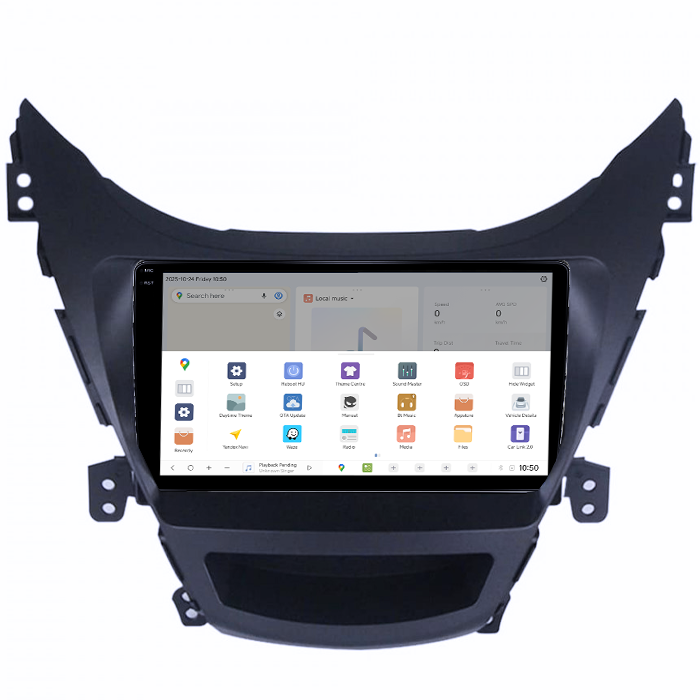 Navigatie dedicata Hyundai Elantra 2011-2016, DUDU3, 4GB RAM 64GB ROM, Octacore, Platforma 8581, Android, Display QLED 9", DSP, Carplay&AndroidAuto [3]