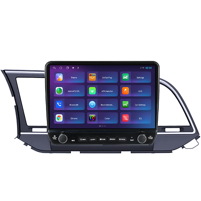 Navigatie dedicata Hyundai Elantra 2016-2020 Tesla cu butoane rotative model 2024, 4GB RAM 64GB ROM, Procesor Quadcore, Android 14, Display QLED 10", DSP, Carplay&Android Auto [3]