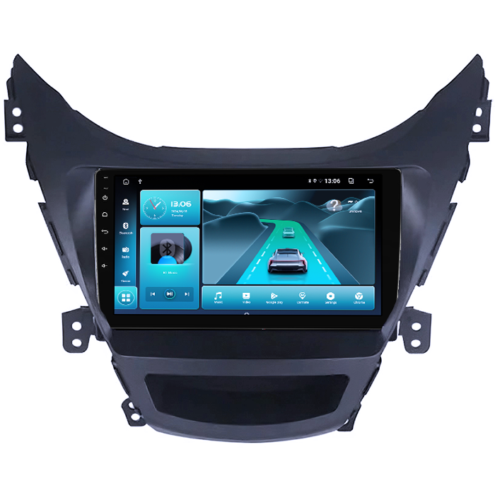 Navigatie dedicata Hyundai Elantra 2011-2016, 8GB RAM 128GB ROM, Octacore, Platforma TS18, Android 13, Display QLED 9”, Suporta camera 360º, DSP, Carplay&Android Auto, SIM 4G, Ventilator Activ [3]