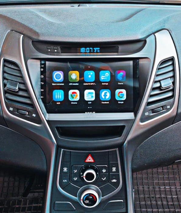 Navigatie dedicata Hyundai Elantra 2011-2016, 4GB RAM 64GB ROM, Octacore, Android 13, Display QLED 9", DSP, Carplay, Android Auto, Internet, Youtube, Waze, WIFI, Bluetooth [10]