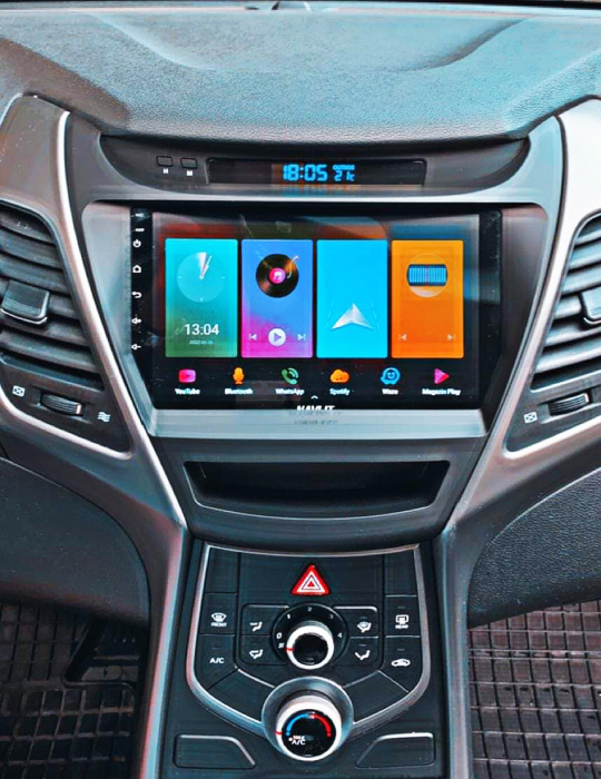 Navigatie dedicata Hyundai Elantra 2011-2016, 4GB RAM 64GB ROM, Octacore, Android 13, Display QLED 9", DSP, Carplay, Android Auto, Internet, Youtube, Waze, WIFI, Bluetooth [9]