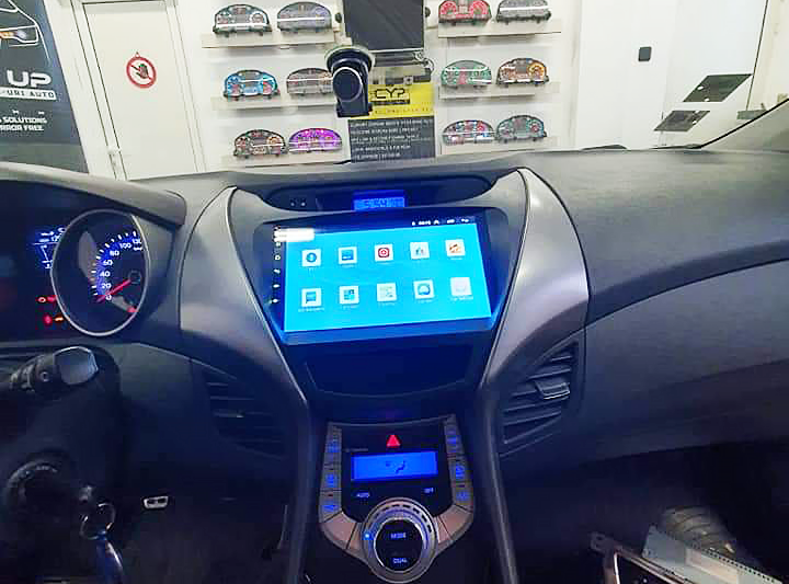 Navigatie dedicata Hyundai Elantra 2011-2016, 4GB RAM 64GB ROM, Octacore, Android 14, Display QLED 1K 9", Carplay&Android Auto, SIM 4G, Ventilator Activ [2]