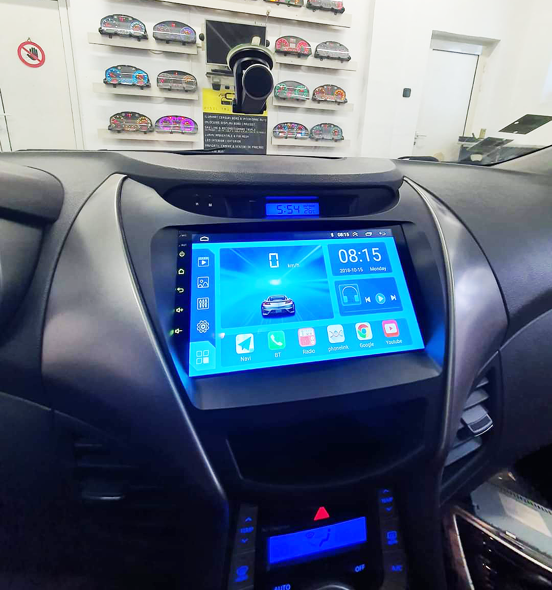 Navigatie dedicata Hyundai Elantra 2011-2016, 4GB RAM 64GB ROM, Octacore, Android 14, Display QLED 1K 9", Carplay&Android Auto, SIM 4G, Ventilator Activ [3]