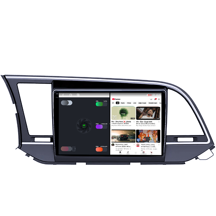 Navigatie dedicata Hyundai Elantra 2016-2020, 4GB RAM 64GB ROM, Octacore, Android 14, Display QLED 1K 9", Carplay&Android Auto, SIM 4G, Ventilator Activ [3]