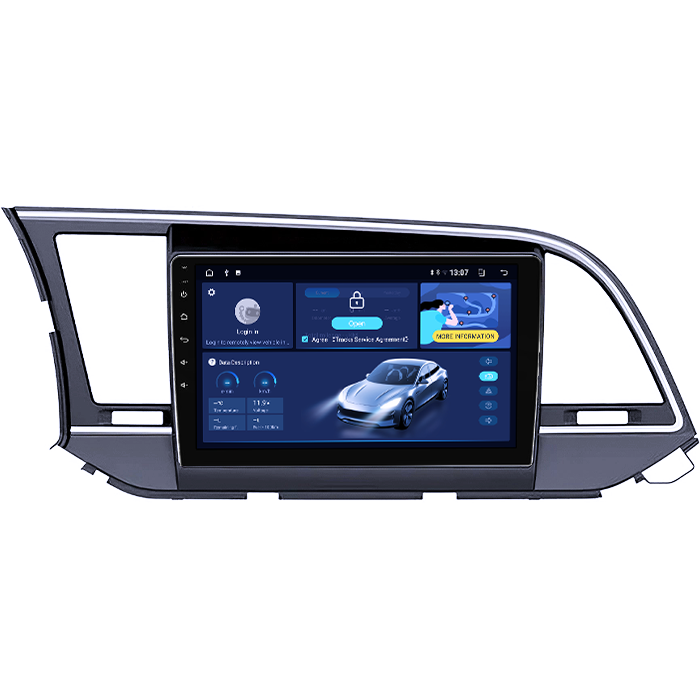 Navigatie dedicata Hyundai Elantra 2016-2020, 8GB RAM 128GB ROM, Octacore, Platforma TS18, Android 13, Display QLED 9”, Suporta camera 360º, DSP, Carplay&Android Auto, SIM 4G, Ventilator Activ [2]