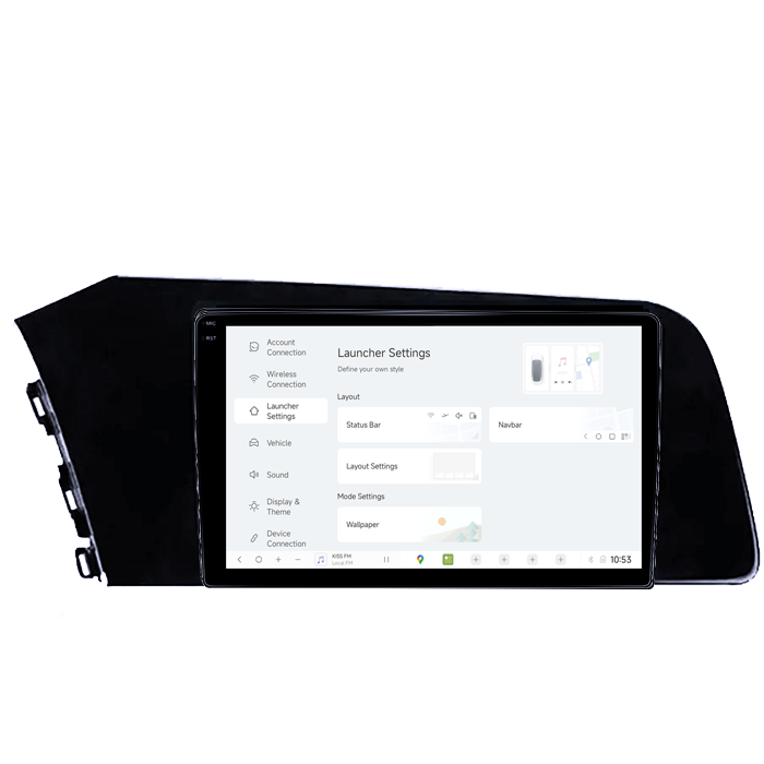 Navigatie dedicata Hyundai Elantra 2021, DUDU3, 4GB RAM 64GB ROM, Octacore, Platforma 8581, Android, Display QLED 9", DSP, Carplay&AndroidAuto [5]