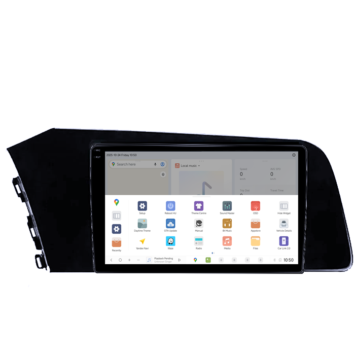 Navigatie dedicata Hyundai Elantra 2021, DUDU3, 4GB RAM 64GB ROM, Octacore, Platforma 8581, Android, Display QLED 9", DSP, Carplay&AndroidAuto [3]