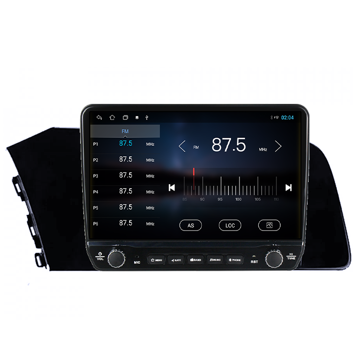 Navigatie dedicata Hyundai Elantra 2021 Tesla cu butoane rotative model 2024, 4GB RAM 64GB ROM, Procesor Quadcore, Android 14, Display QLED 10", DSP, Carplay&Android Auto [2]