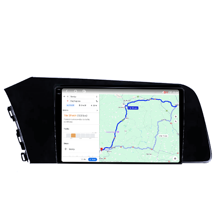 Navigatie dedicata Hyundai Elantra 2021, 4GB RAM 64GB ROM, Octacore, Android 14, Display QLED 1K 9", Carplay&Android Auto, SIM 4G, Ventilator Activ [4]